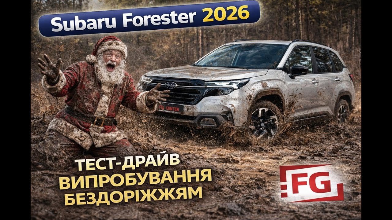 Subaru Forester 2026 — це ще Subaru? Жорсткий тест-драйв
